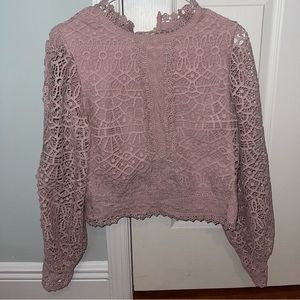 AMYLYNN pink long sleeve shirt